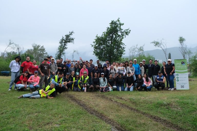 AMEFIBRA impulsó una jornada de reforestación en el Parque Nacional Cumbres de Monterrey, un área de 177,395 hectáreas que provee el 60% del agua al Área Metropolitana.