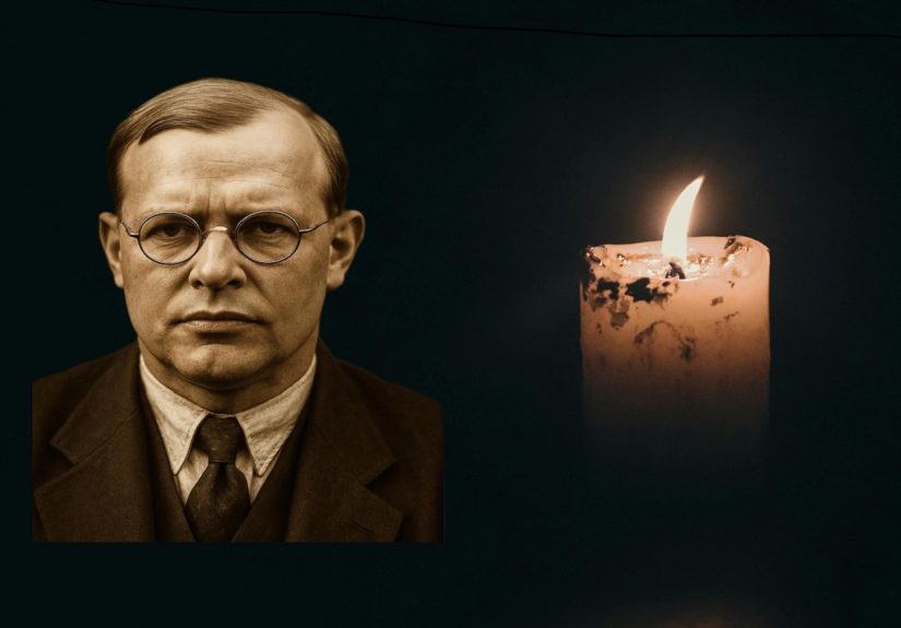 El 9 de abril de 1945, el teólogo luterano Dietrich Bonhoeffer fue asesinado en el campo de concentración de Flossenbürg. Desnudo, fue ahorcado, reanimado y vuelto a ahorcar.